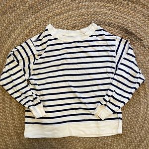 Entireworld. Striped Sweatshirt